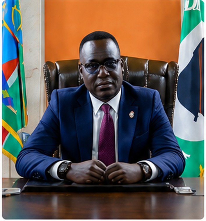 Official portrait of H.W. Christopher Sarafino Wani Swaka, Founder & Patron, Rajaf Civic & Faith Foundation